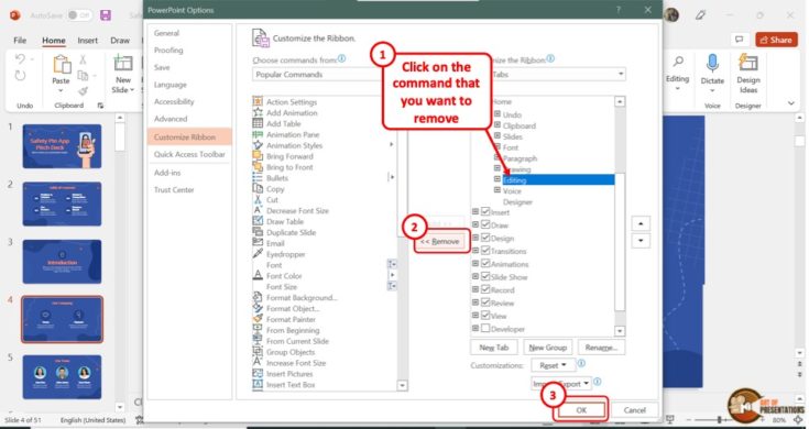 How to Customize Ribbon in PowerPoint? [Complete Guide!] - Art of ...