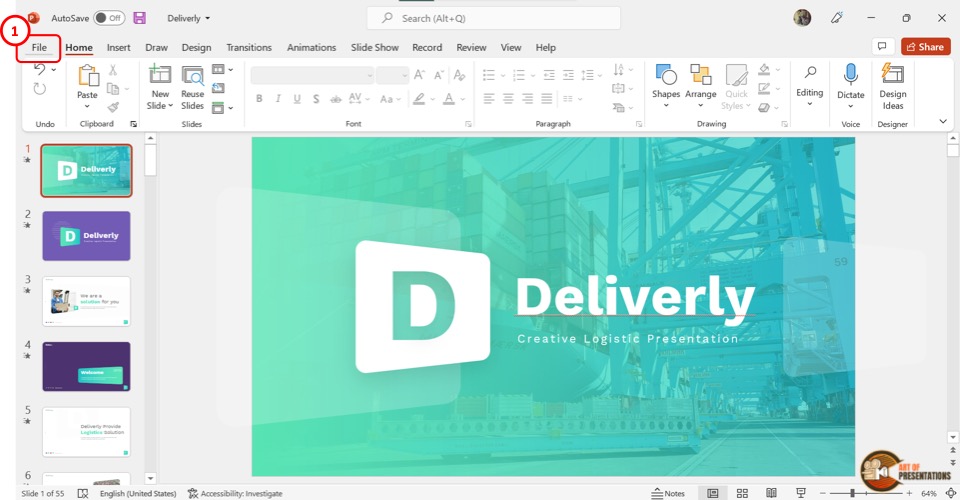 make a copy of this powerpoint presentation to the desktop