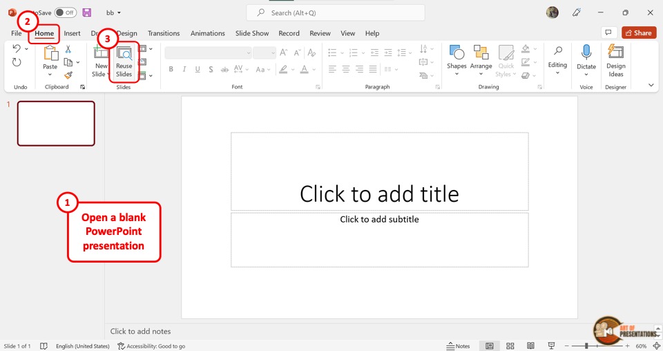 make a copy of powerpoint presentation to desktop