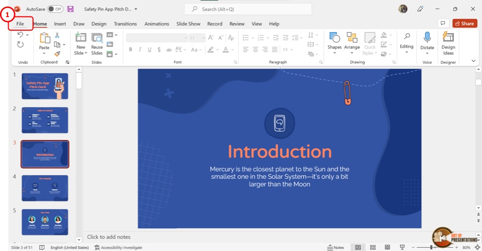 how do you print a powerpoint presentation with notes