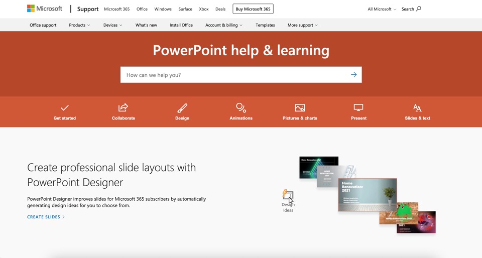 using powerpoint for presentation