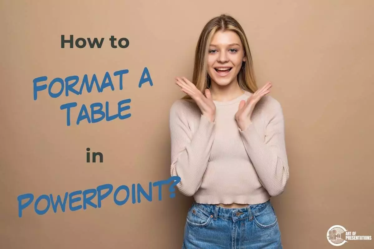 How to Format a Table in PowerPoint
