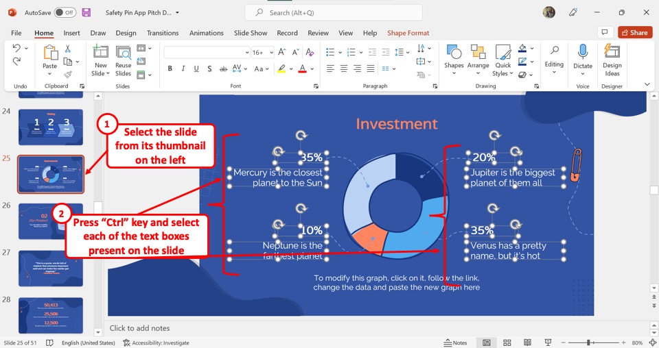 how to insert text box in openoffice presentation