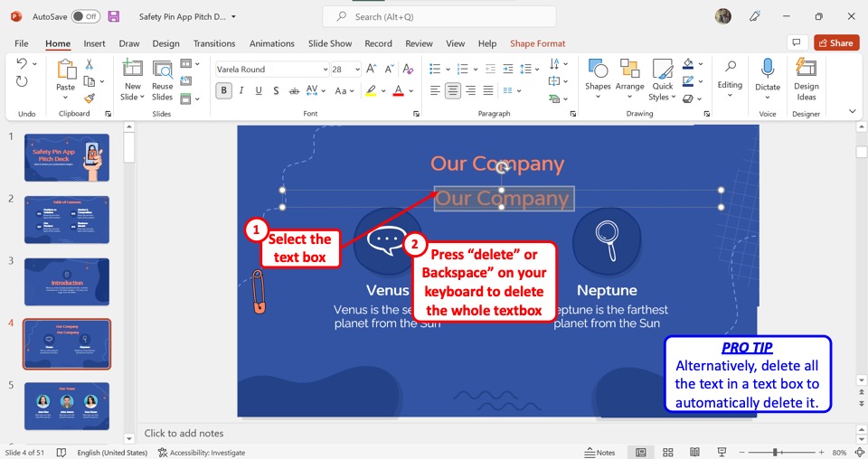 how to insert text box in openoffice presentation