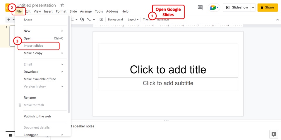 how to make canva presentation into google slides
