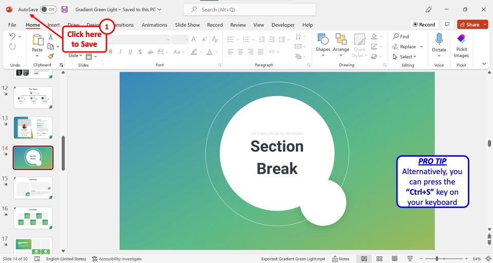 how to do a powerpoint presentation file