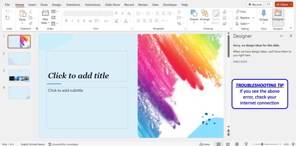 powerpoint design ideas apply to whole presentation