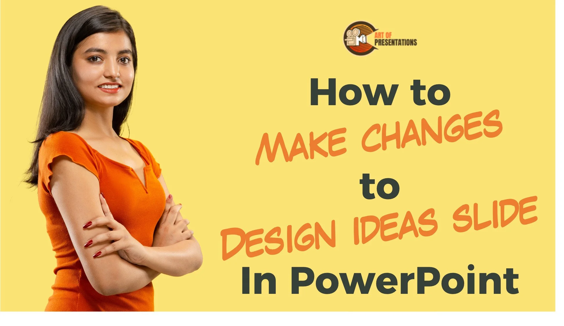 How to Make Changes to Design Ideas Slide in PowerPoint?